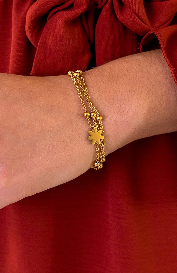 Luxury Laagjes Armband Goud – shoparchief, foto 1