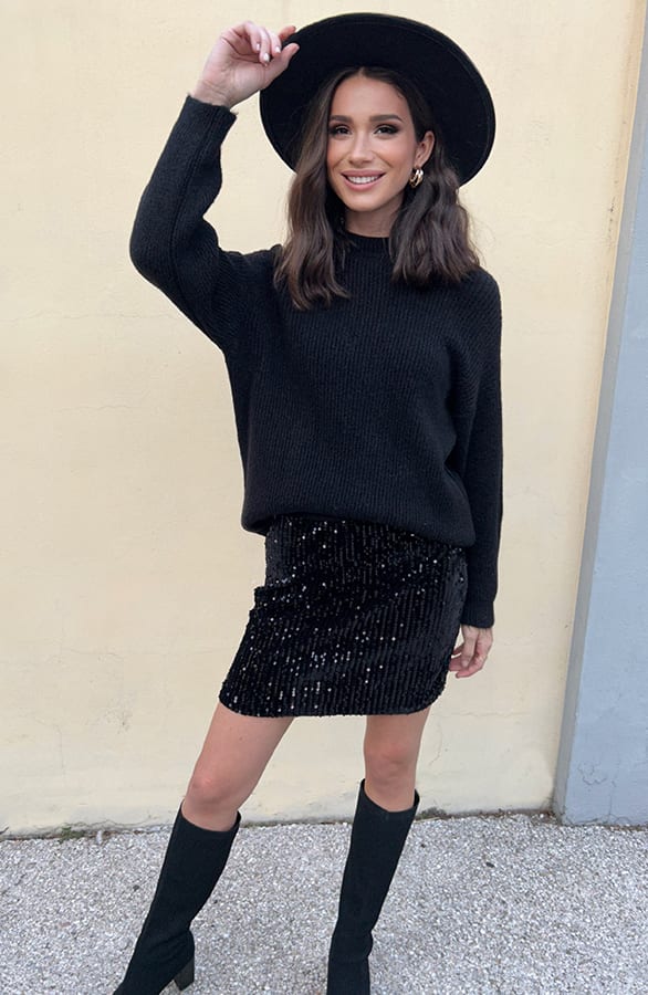 Pailletten Rok Zwart Marant – shoparchief, foto 13