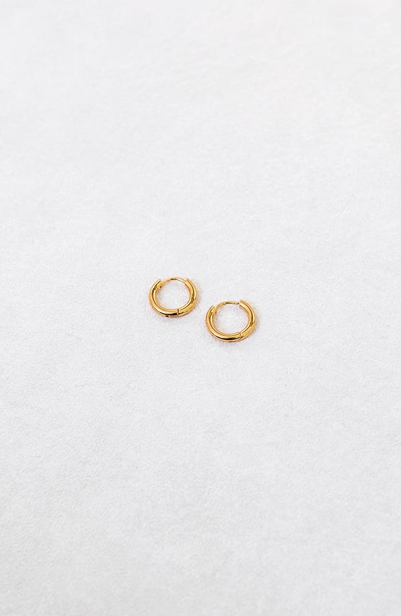 Minimal Creolen Oorbellen Goud – shoparchief, foto 2