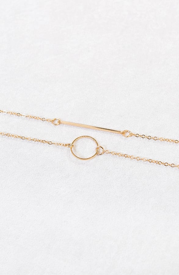 Minimalistisches Armband Set Gold, Shoparchiv, Foto 2