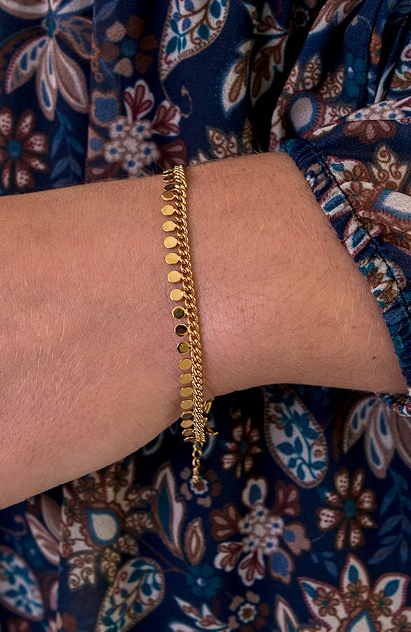 Muntjes Bedel Armband Goud – shoparchief, foto 2