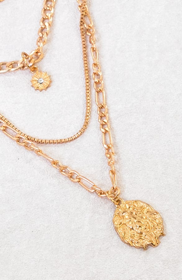 Musthave Coin Laagjes Ketting Goud – shoparchief, foto 3