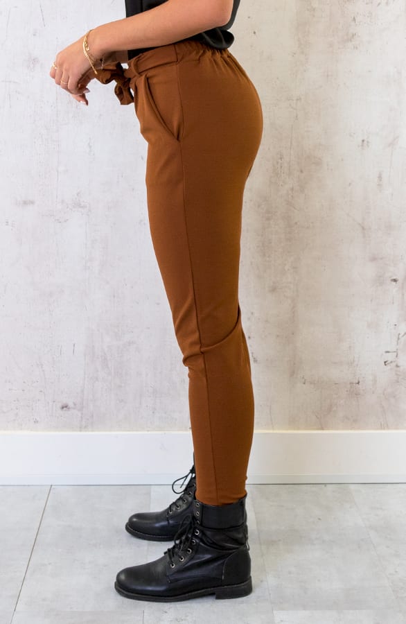 Strik Broek Basic Cognac – shoparchief, foto 3