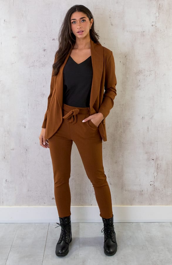 Basic Blazer Cognac – shoparchief, foto 7