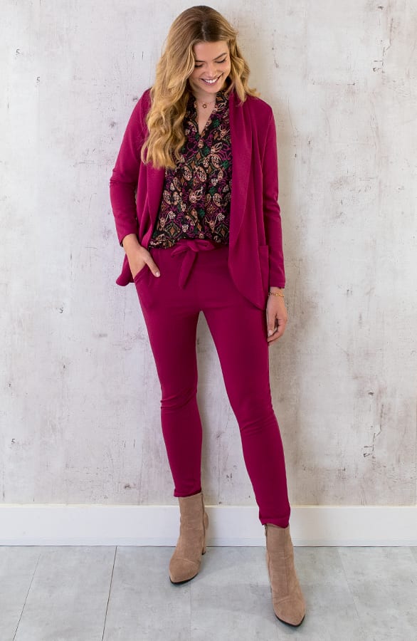 Basic Blazer Magenta – shoparchief, foto 7