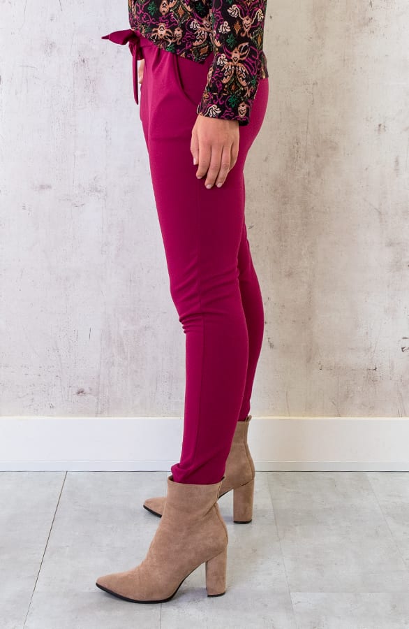 Strik Broek Basic Magenta – shoparchief, foto 3