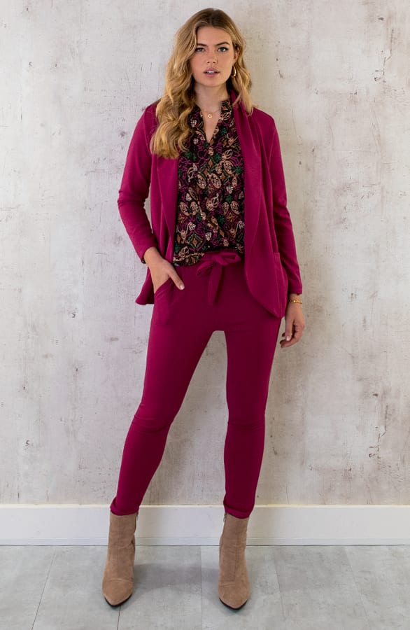 Basic Blazer Magenta – shoparchief, foto 8