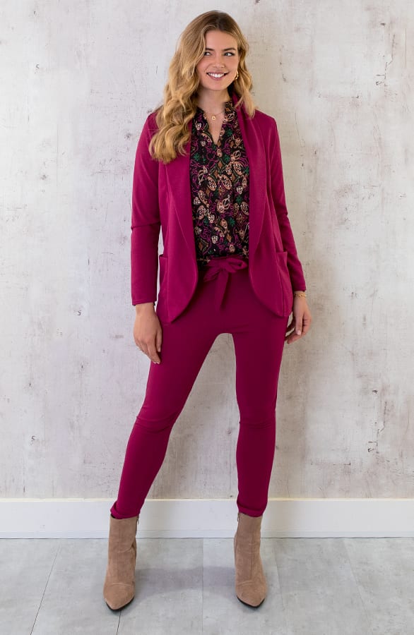 Basic Blazer Magenta – shoparchief, foto 6
