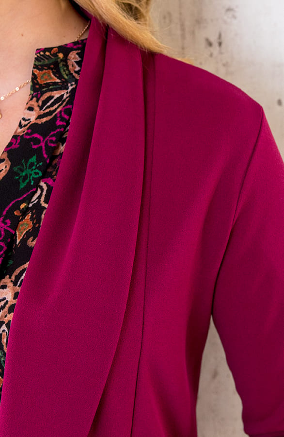 Basic Blazer Magenta – shoparchief, foto 5