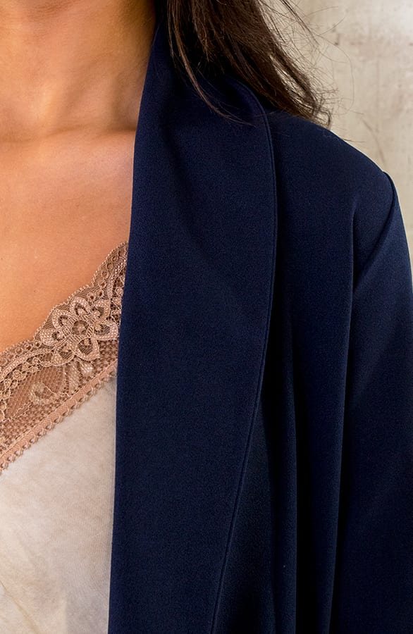 Basic Blazer Marineblauw – shoparchief, foto 13