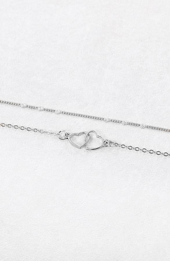 Open Heart Armband Silber Double, Shoparchiv, Foto 3