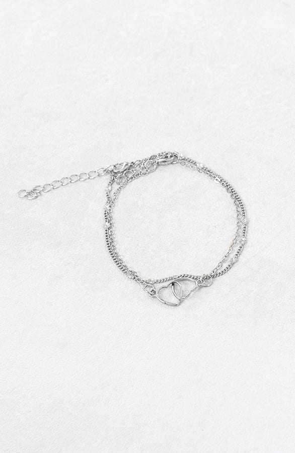 Open Heart Armband Silber Double, Shoparchiv, Foto 2