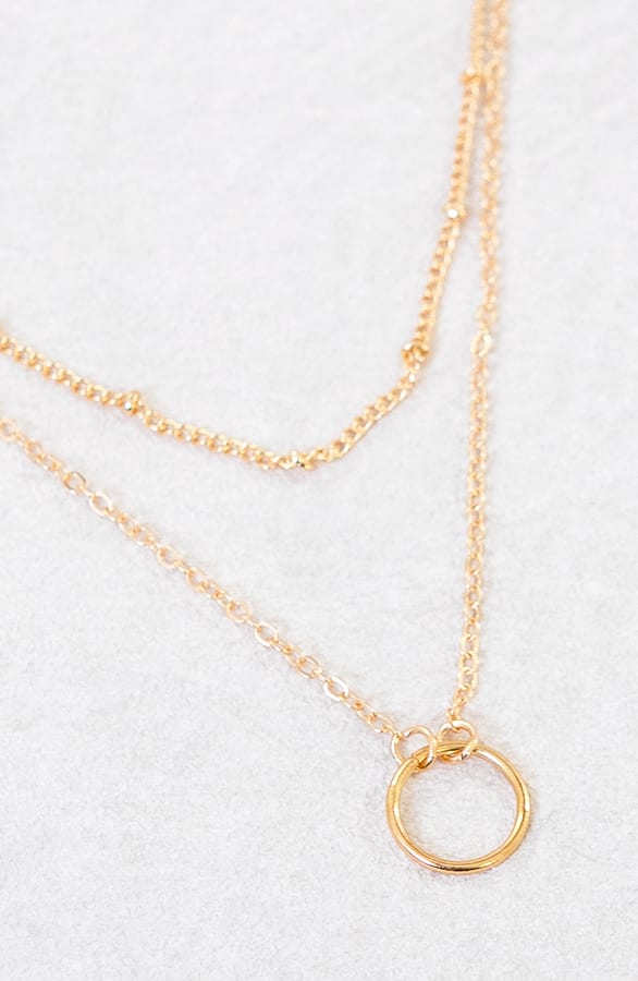 Open Laagjes Ketting Goud – shoparchief, foto 2