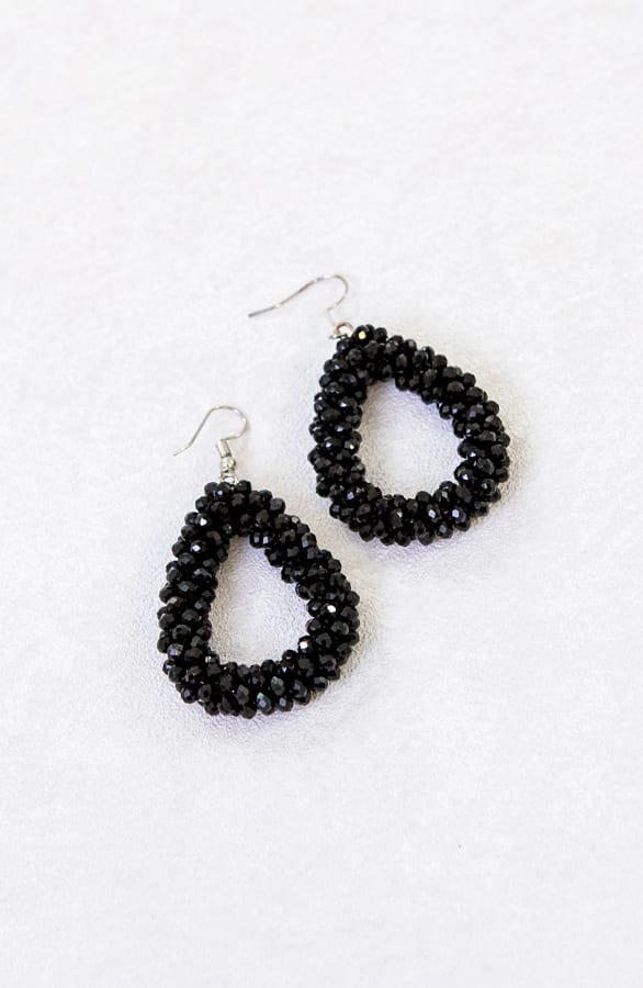 Oval Black Oorbellen – alle accessoires, foto 6
