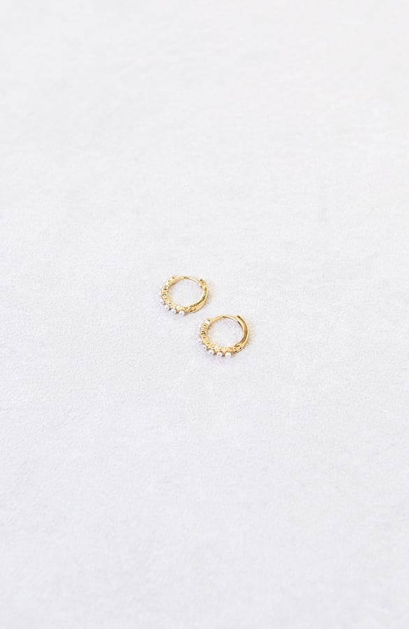 Parel Minimal Oorbellen Goud – shoparchief, foto 1