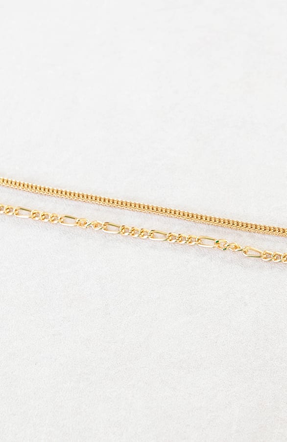 Schakel Armband Double Goud – shoparchief, foto 2