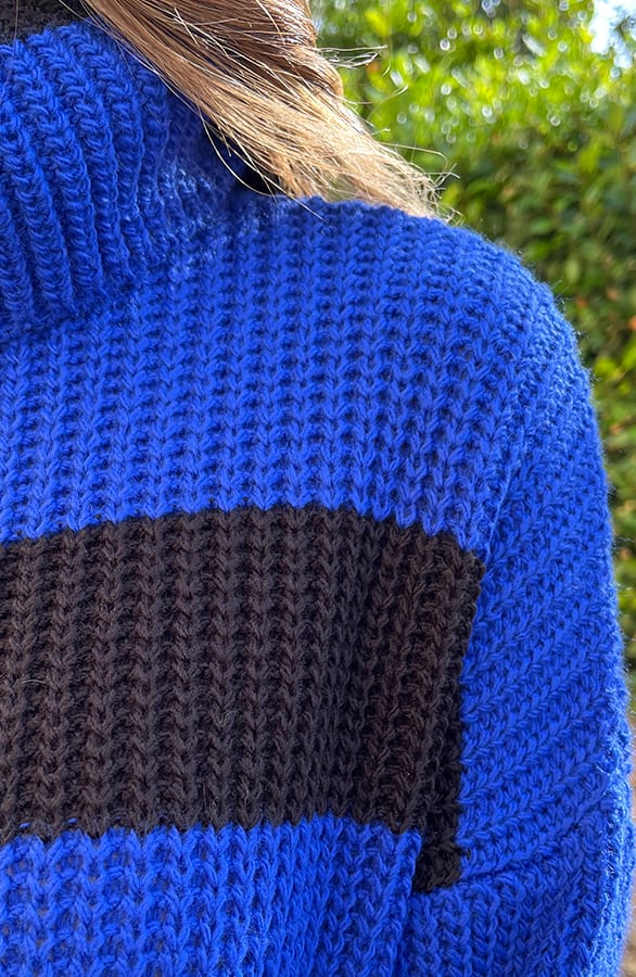 Strepen Col Tuniek Kobalt – shoparchief, foto 10
