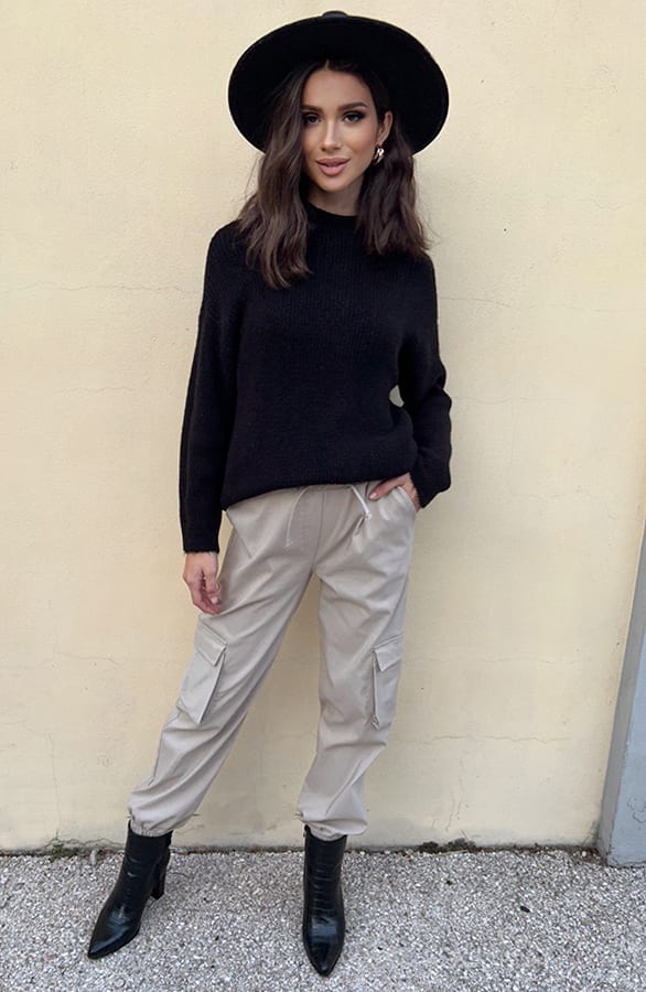 Ultra Soft Gebreide Trui Zwart – shoparchief, foto 11