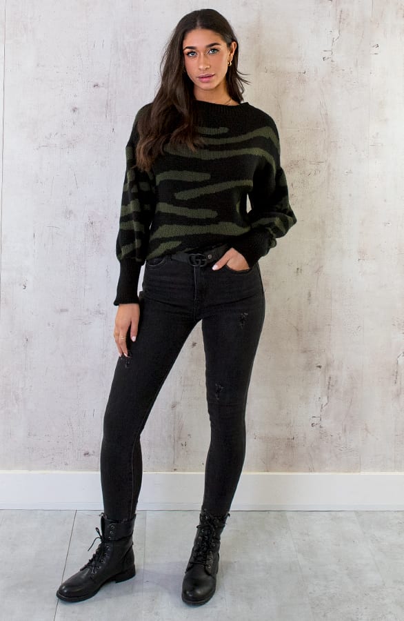 Zebra Trui Army – shoparchief, foto 14