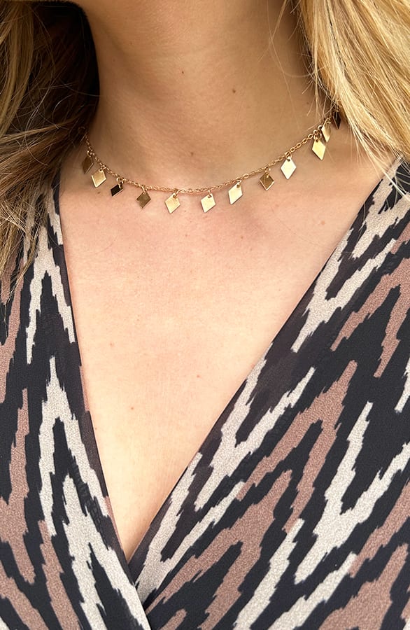 Bedel Ruit Ketting Goud – shoparchief, foto 1