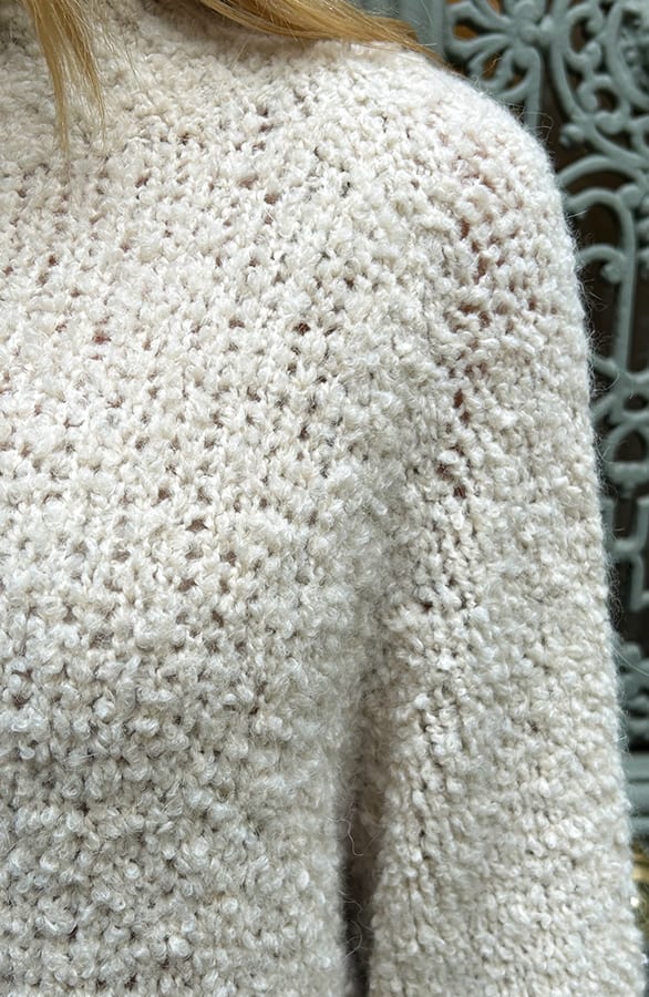 Boucle Oversized Tuniek Beige – shoparchief, foto 7
