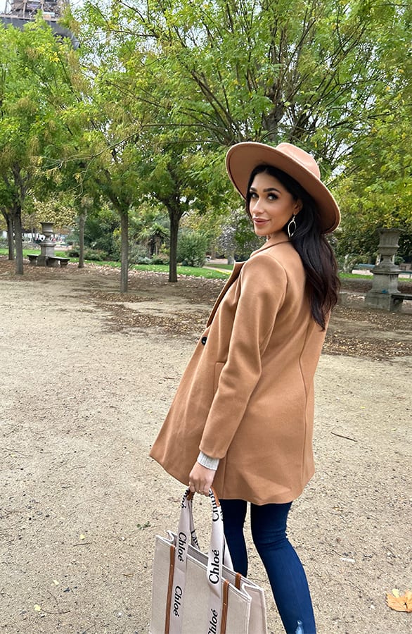 Midi Trenchcoat Camel – shoparchief, foto 3