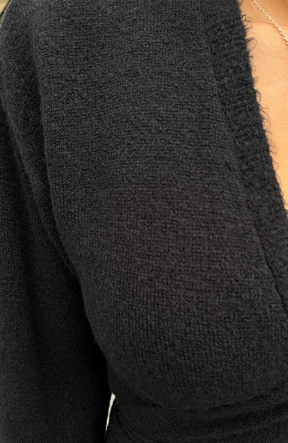 Ultra Soft Wikkel Vest Zwart – shoparchief, foto 10