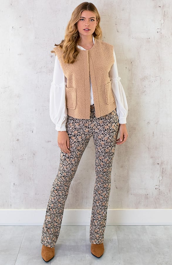 Gilet Pocket Teddy Beige – shoparchief, foto 6