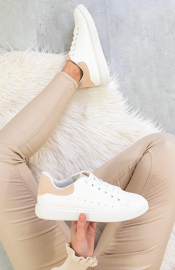 Classic Sneaker Suede Beige – shoparchief, foto 2