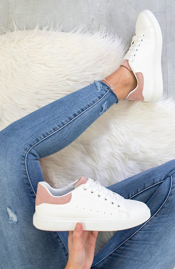 Classic Sneaker Suede Roze – shoparchief, foto 2