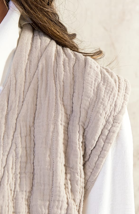Gesteppte Weste Baumwolle Beige, Shoparchiv, Foto 4