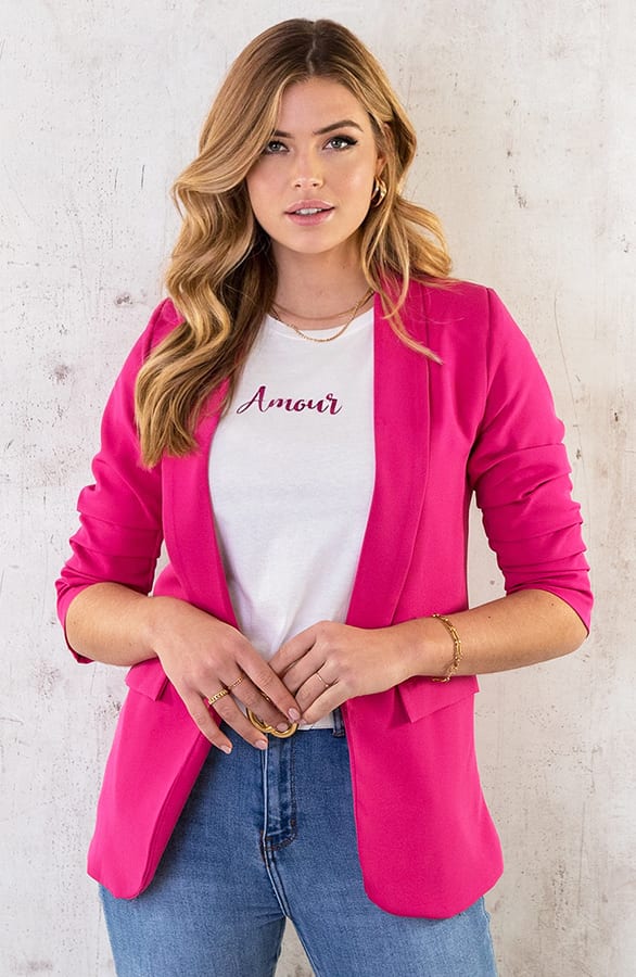 Limited Blazer Dark Fuchsia 2.0 – shoparchief, foto 6