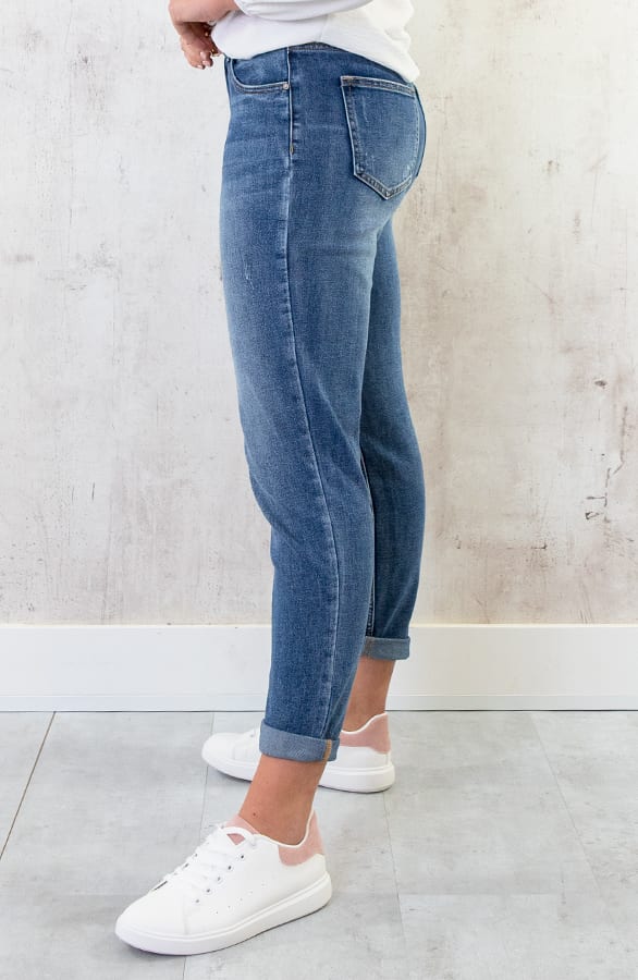 Mom Fit Jeans Dark Blue, Shoparchiv, Foto 2