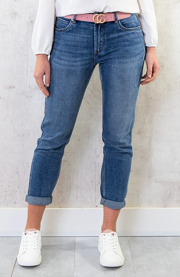 Mom Fit Jeans Dark Blue, Shoparchiv, Foto 1