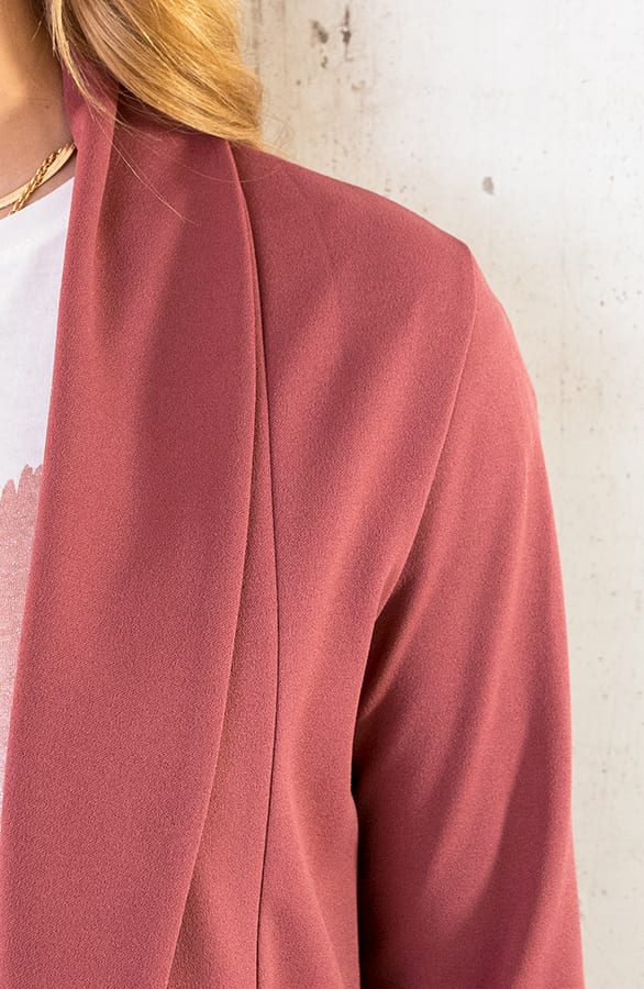 Basic Blazer Dust Roze – shoparchief, foto 16