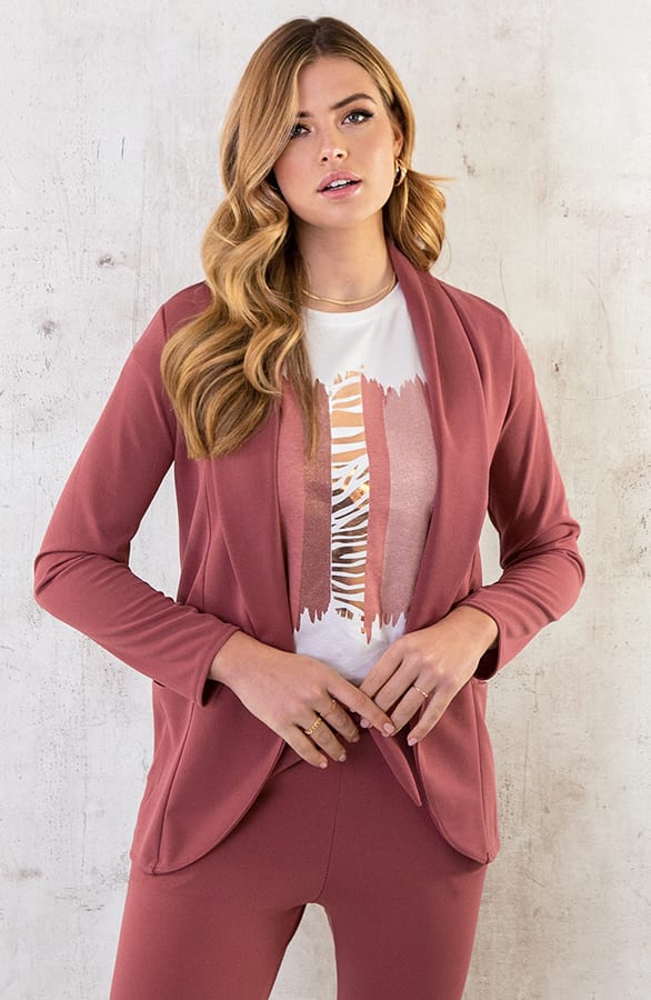 Basic Blazer Dust Roze – shoparchief, foto 13