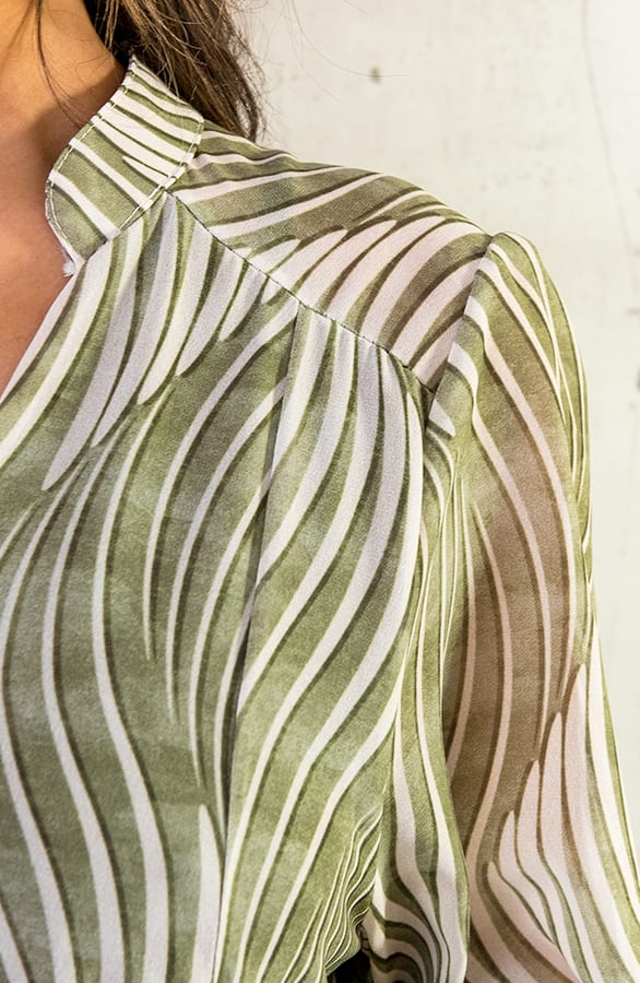 Oversized Tuniek Print Army – shoparchief, foto 6