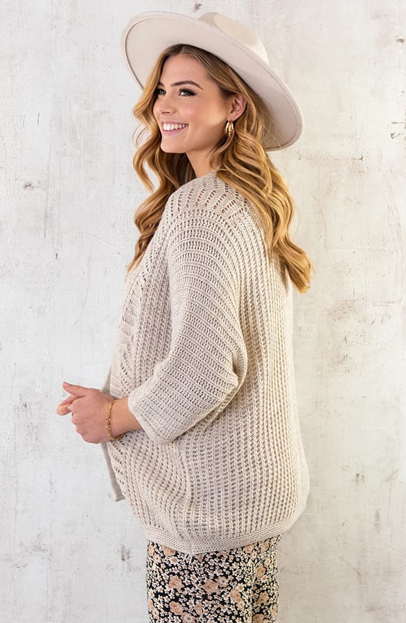 Patroon Vest Beige – shoparchief, foto 3