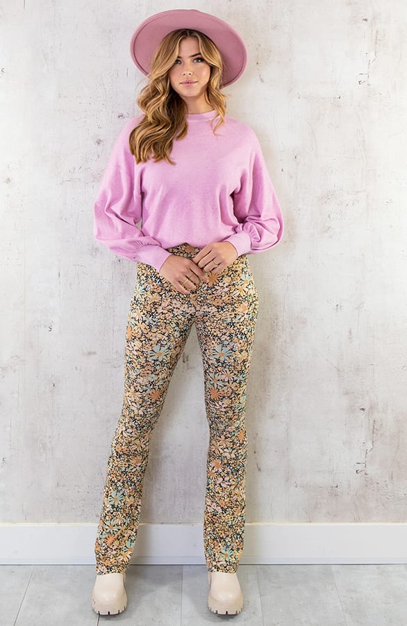 Pofmouwen Trui Roze – shoparchief, foto 6