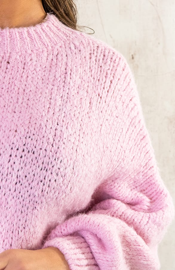 Soft Oversized Trui Lichtroze – shoparchief, foto 6