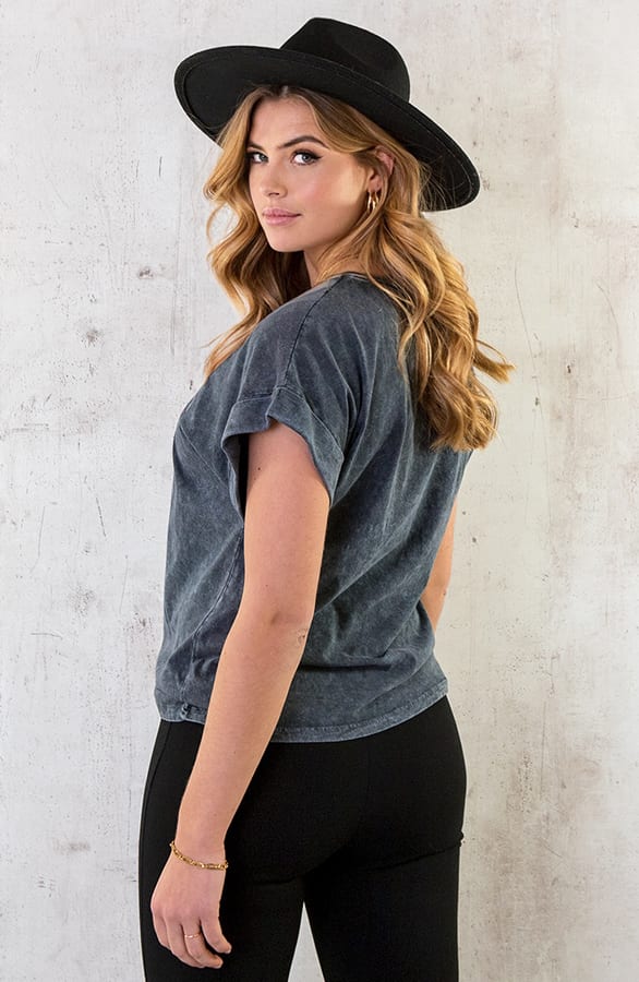 Stonewash T-shirt Fearless Tour – shoparchief, foto 3