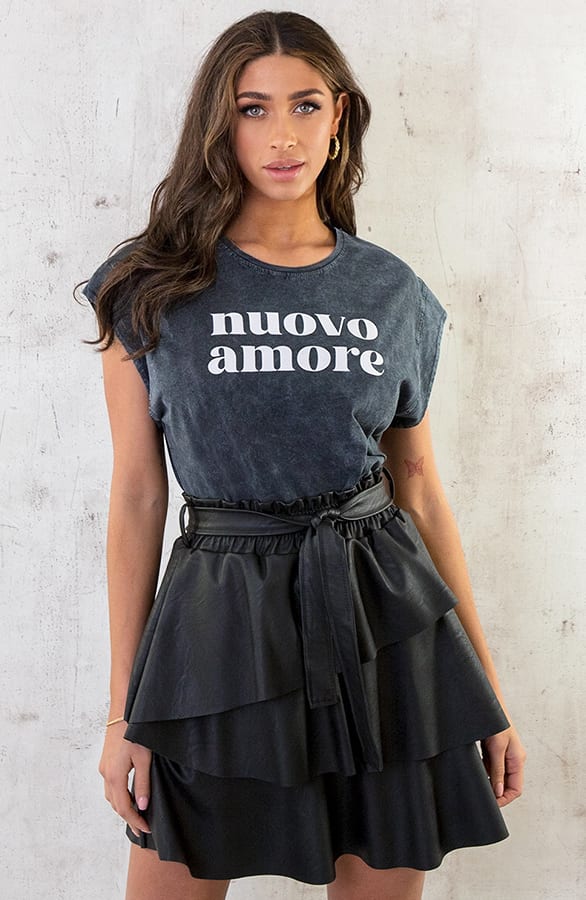Stonewash T-shirt Nuove Amore – shoparchief, foto 2