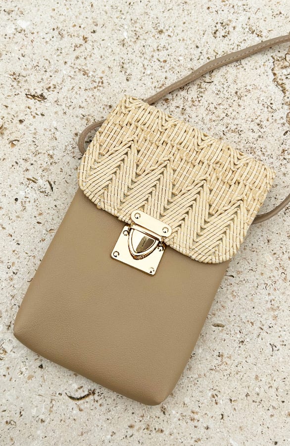 Mini Clutch Taupe – shoparchief, foto 1