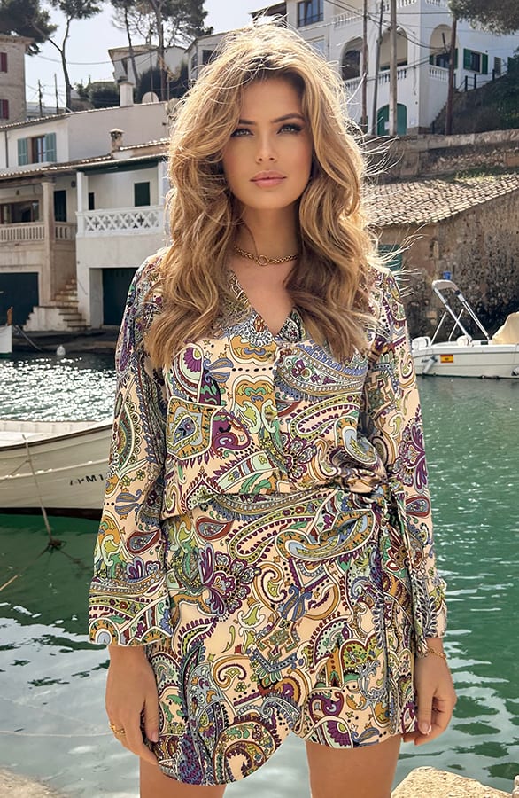 Paisley Knopen Blouse – shoparchief, foto 7