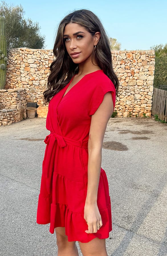 Sienna Jurk Rood – shoparchief, foto 9