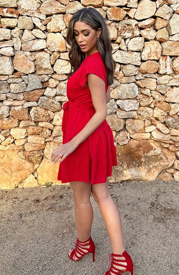 Sienna Jurk Rood – shoparchief, foto 6