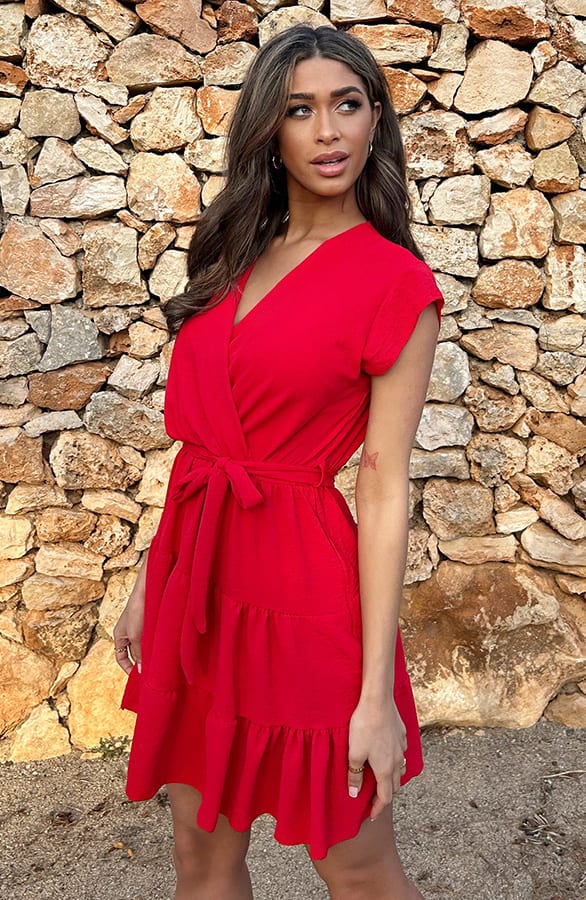 Sienna Jurk Rood – shoparchief, foto 4