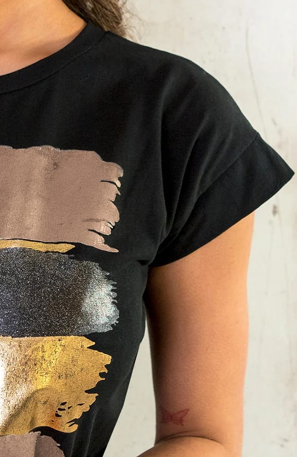Top Metallic Zwart – tops, foto 13