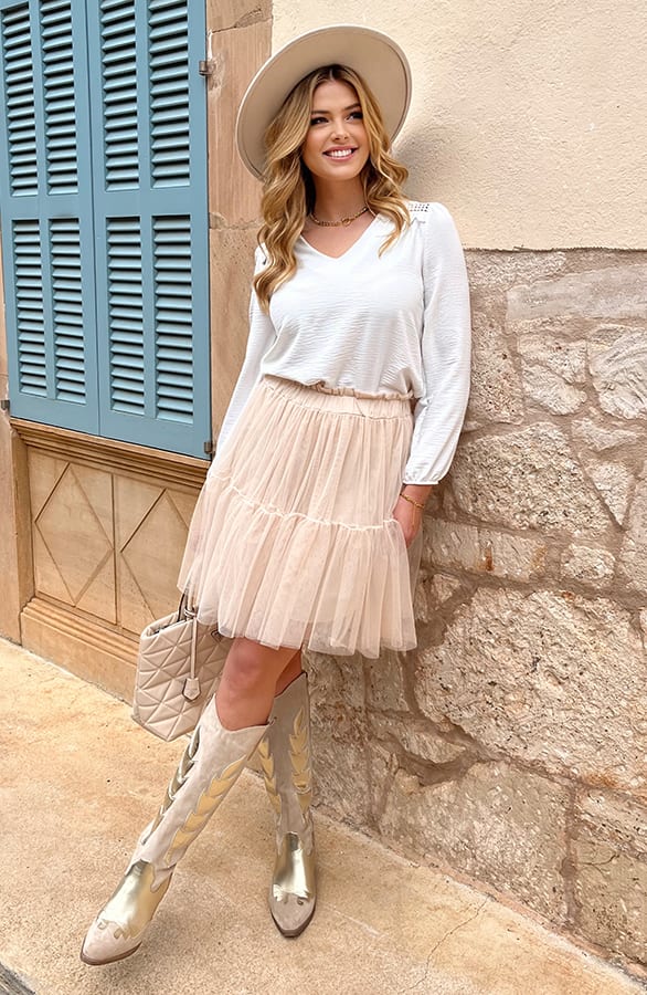 Tule Rok Light Beige – shoparchief, foto 5