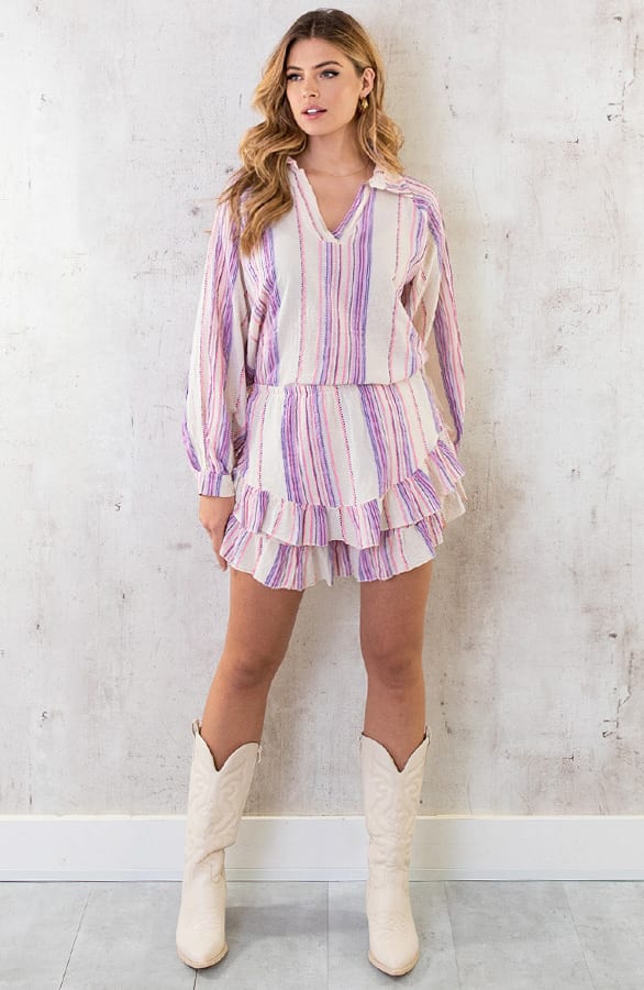 Skort Aztec Lila Roze – shoparchief, foto 11